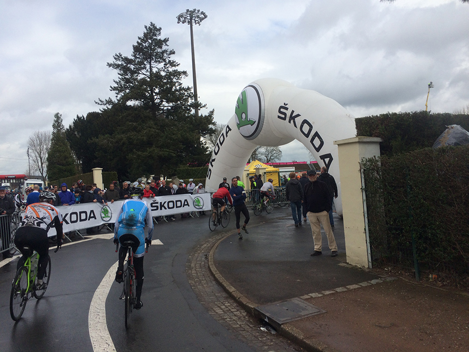 L'ingresso al velodromo!